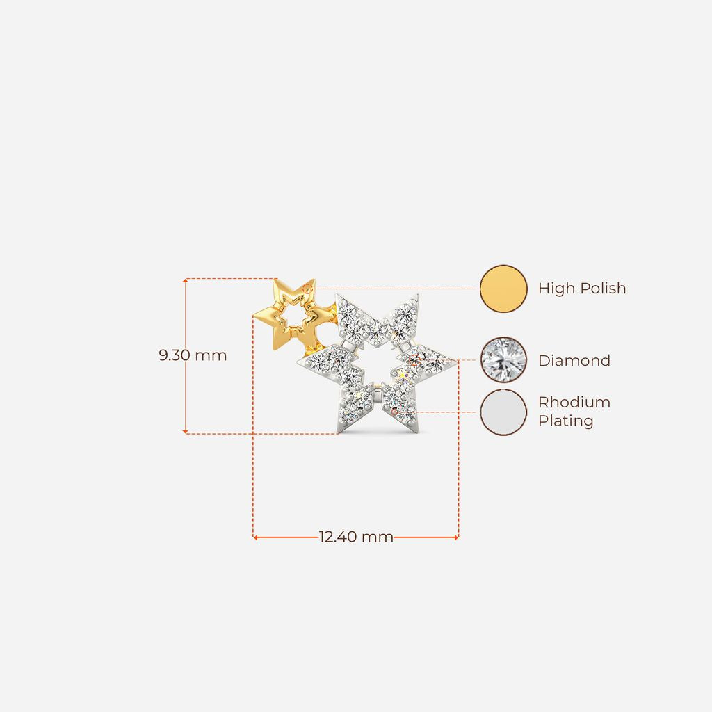Symbolize the Chic Diamond Earrings