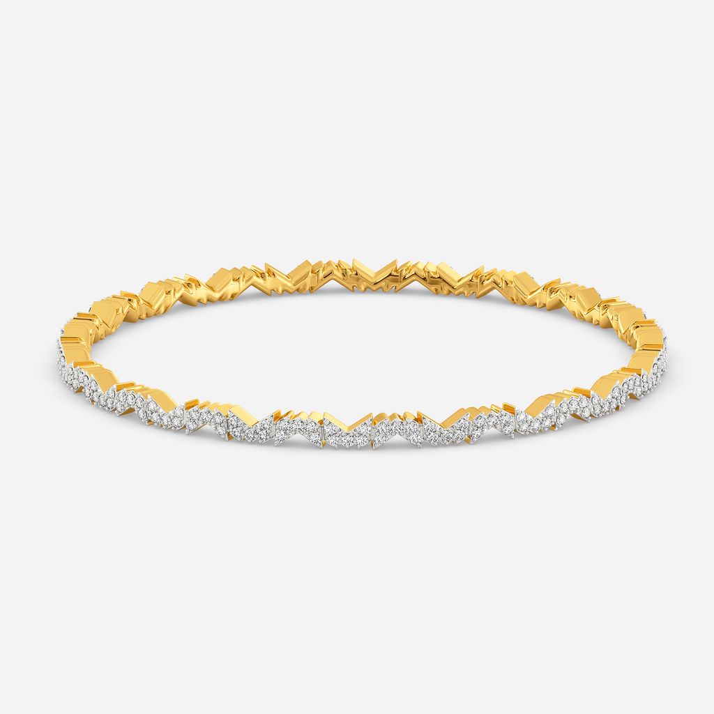 Logo Squared Diamond Bangles