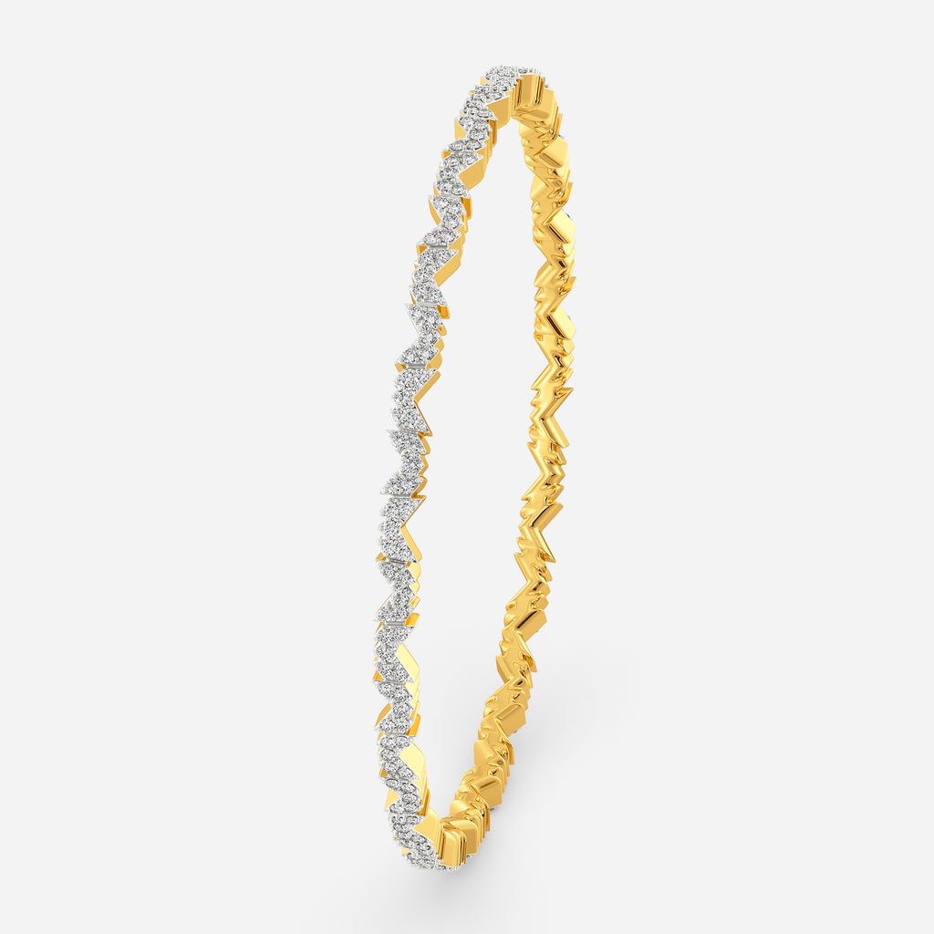 Logo Squared Diamond Bangles