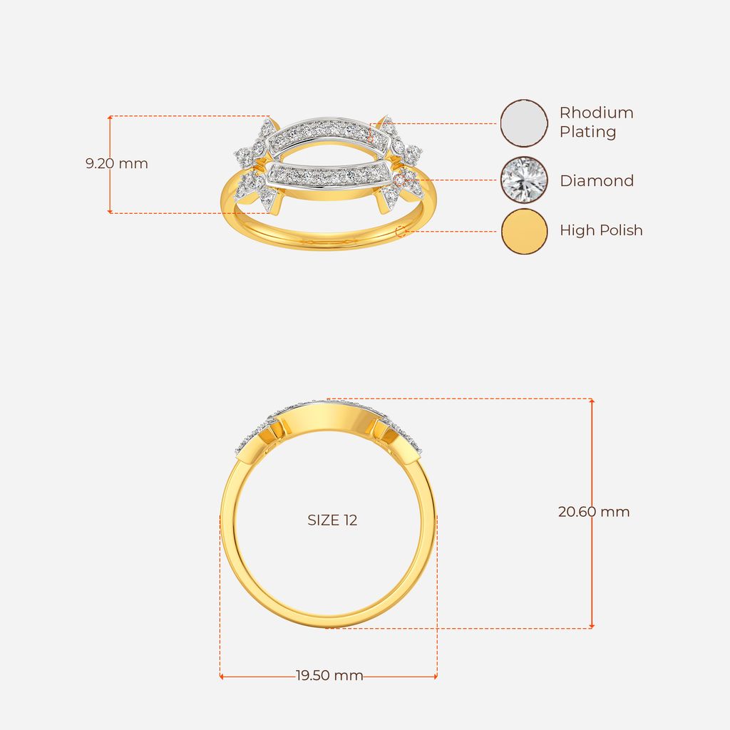 The Star Logo Diamond Rings