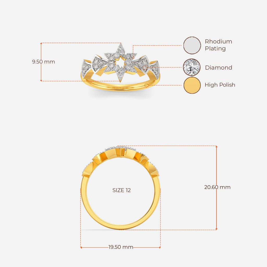 Monogram Maven Diamond Rings