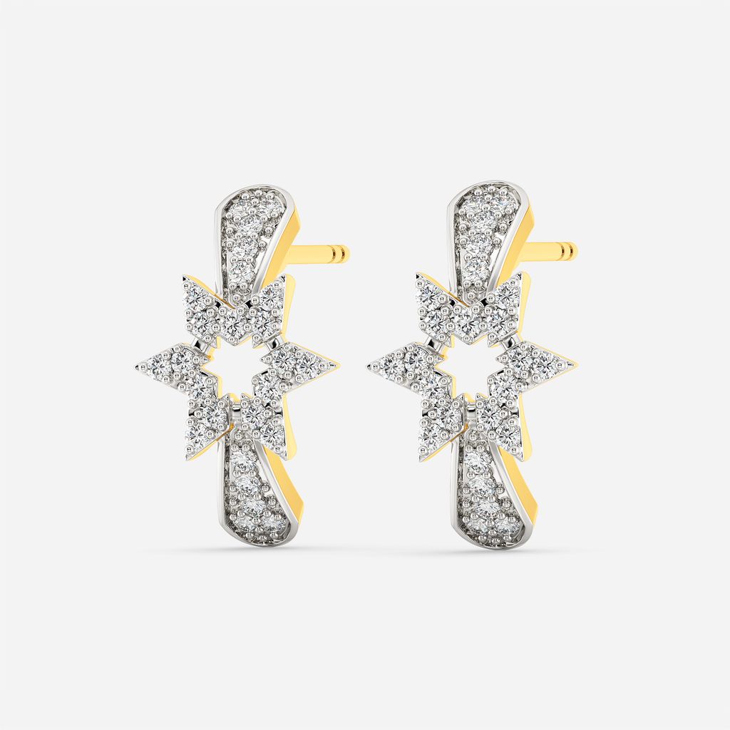 Monogram Maven Diamond Earrings
