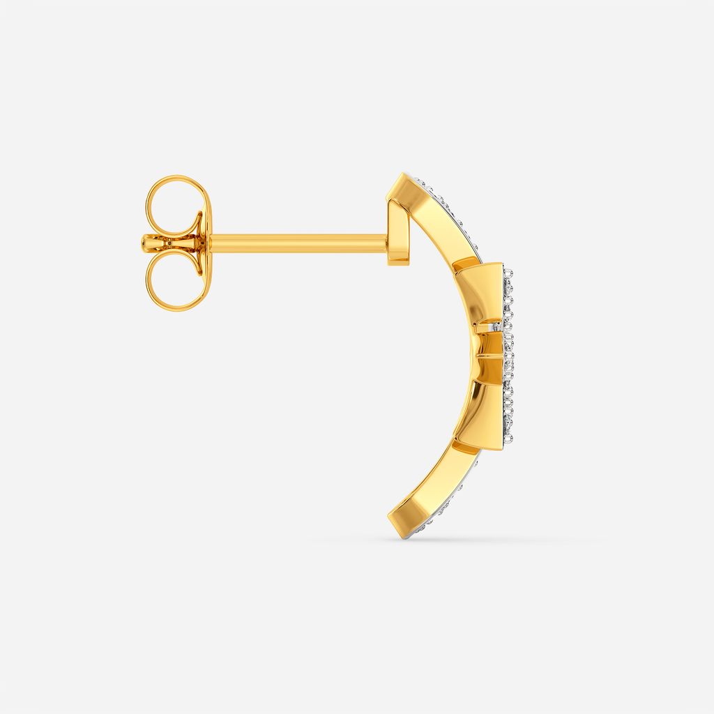 Monogram Maven Diamond Earrings