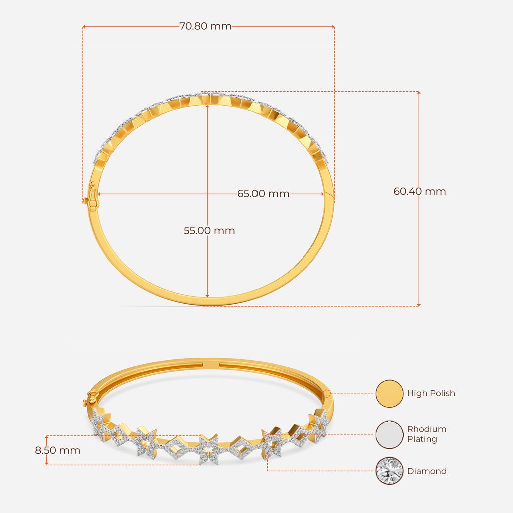Loud N Logo Diamond Bangles