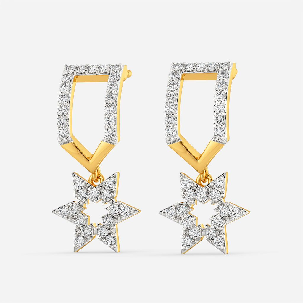 Loud N Logo Diamond Earrings