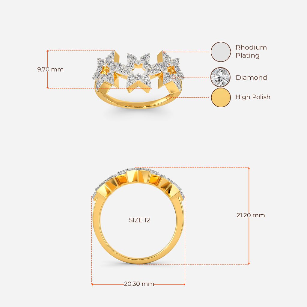 Star Statement Diamond Rings