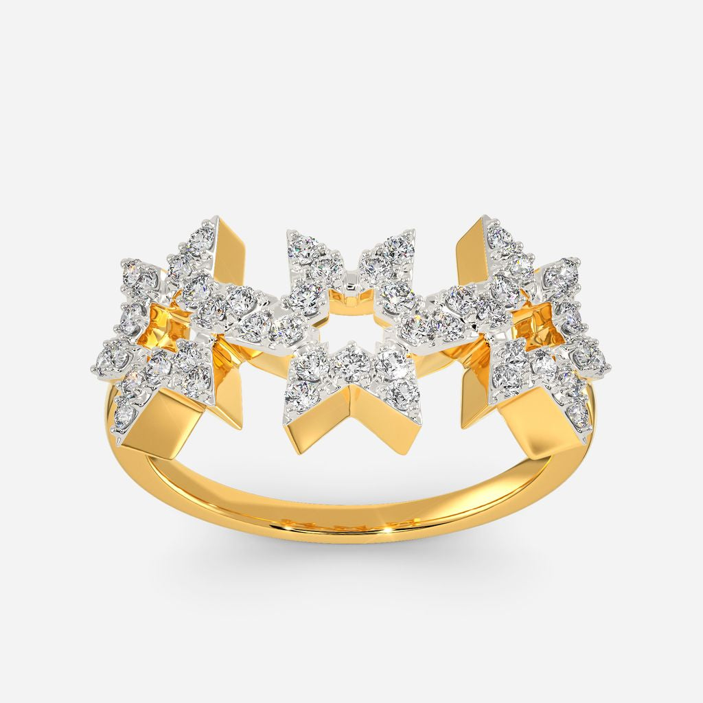 Star Statement Diamond Rings