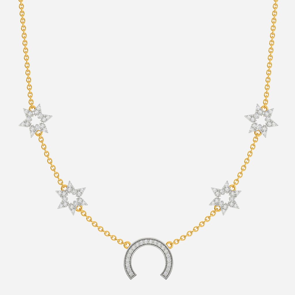Star Crest Diamond Necklaces