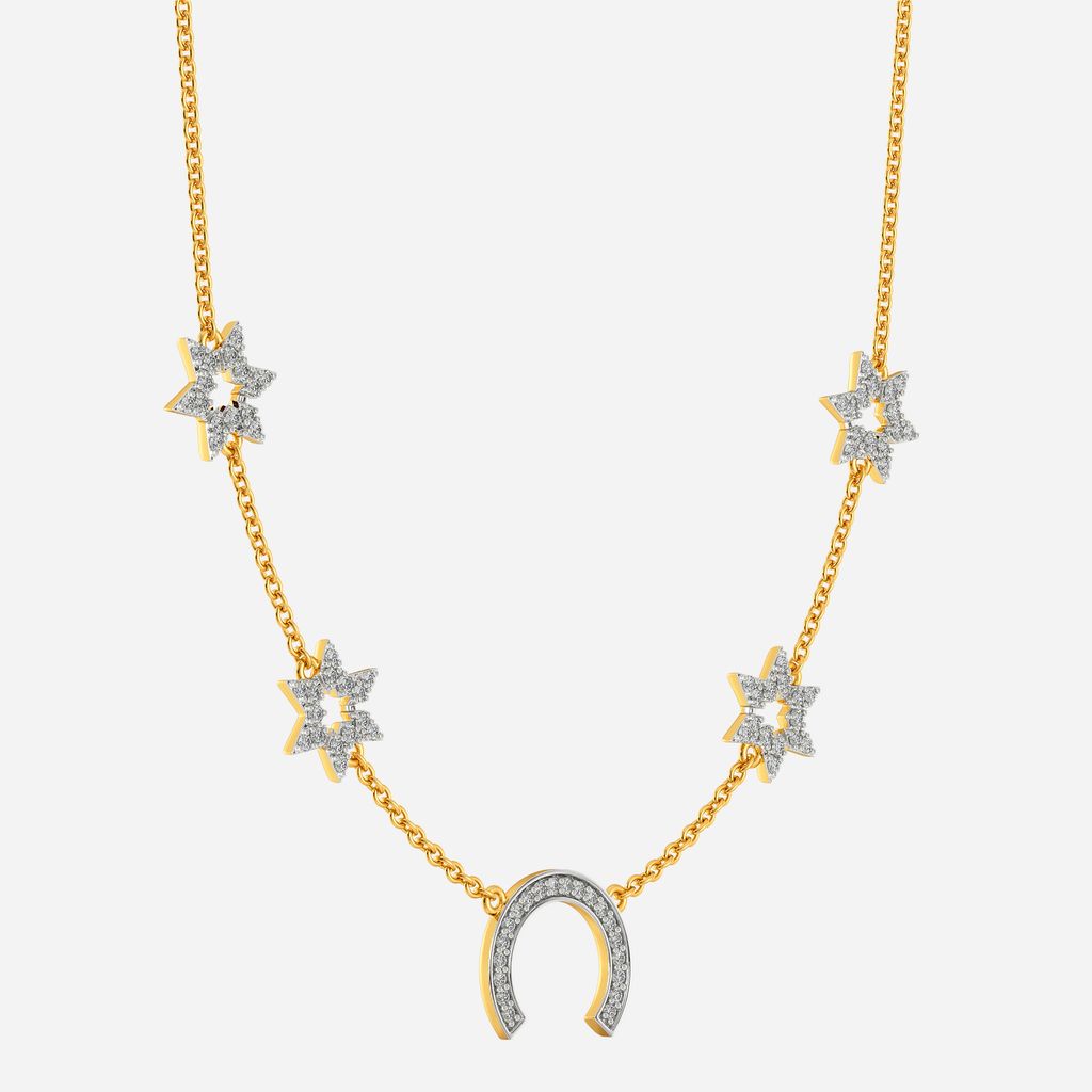 Star Crest Diamond Necklaces