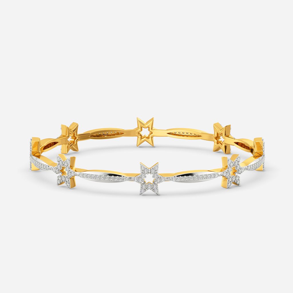 Star Crest Diamond Bangles