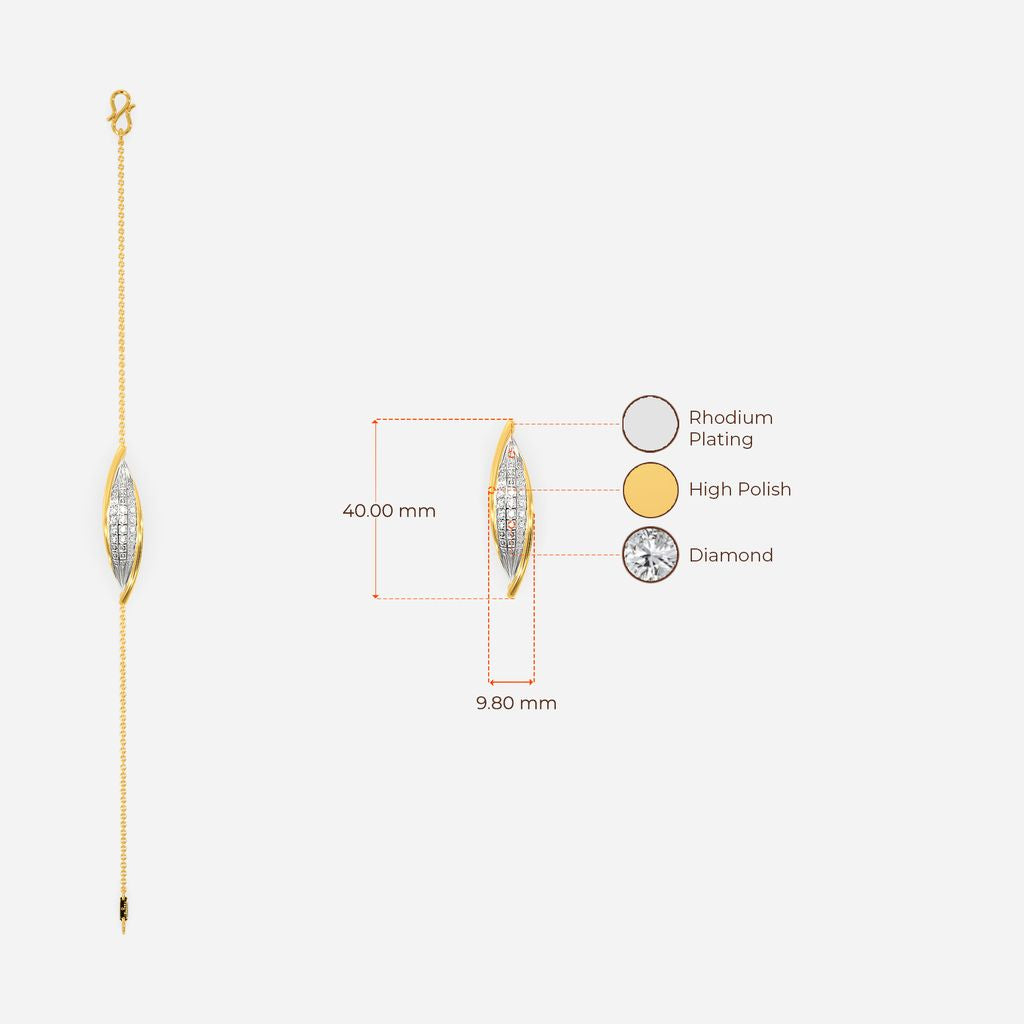 Mary Quant Poise Diamond Bracelets
