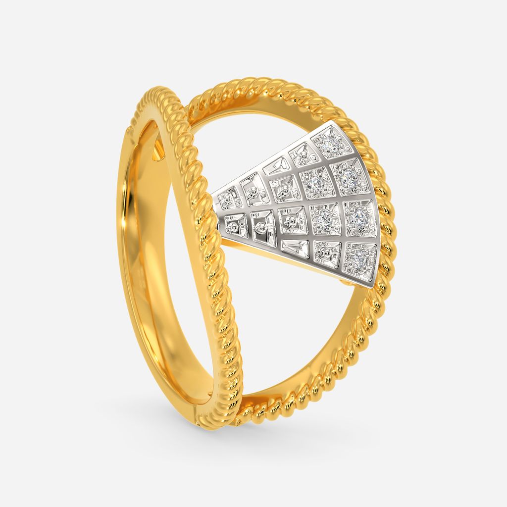 Retro Escape Diamond Rings