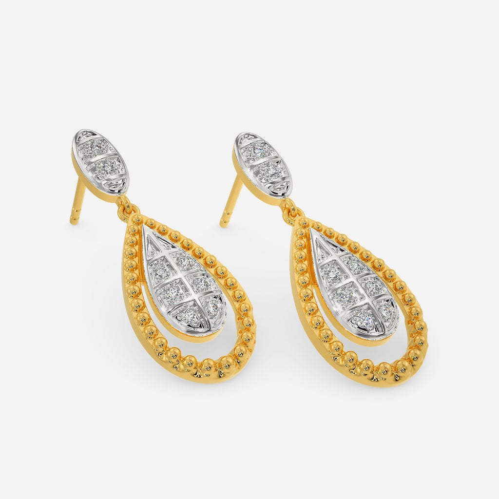 Oh So Sixties Diamond Earrings
