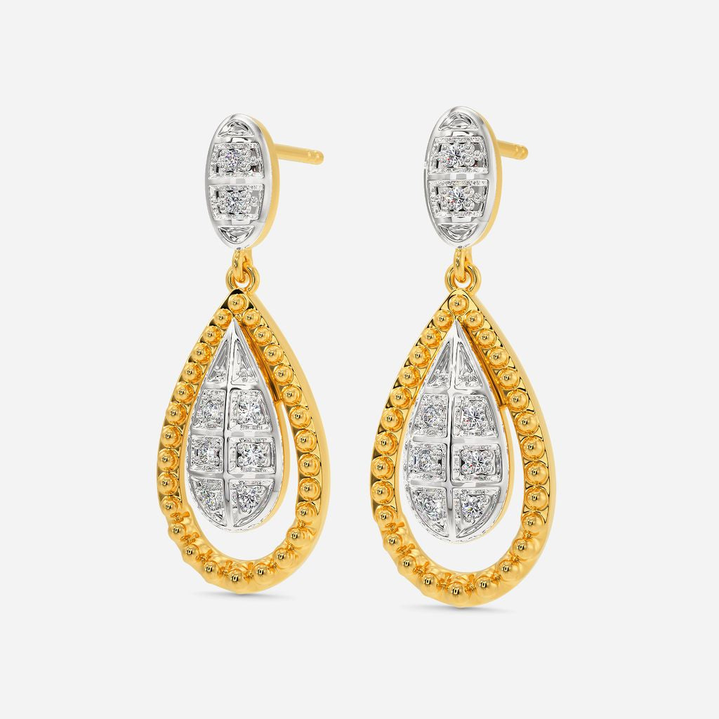 Oh So Sixties Diamond Earrings