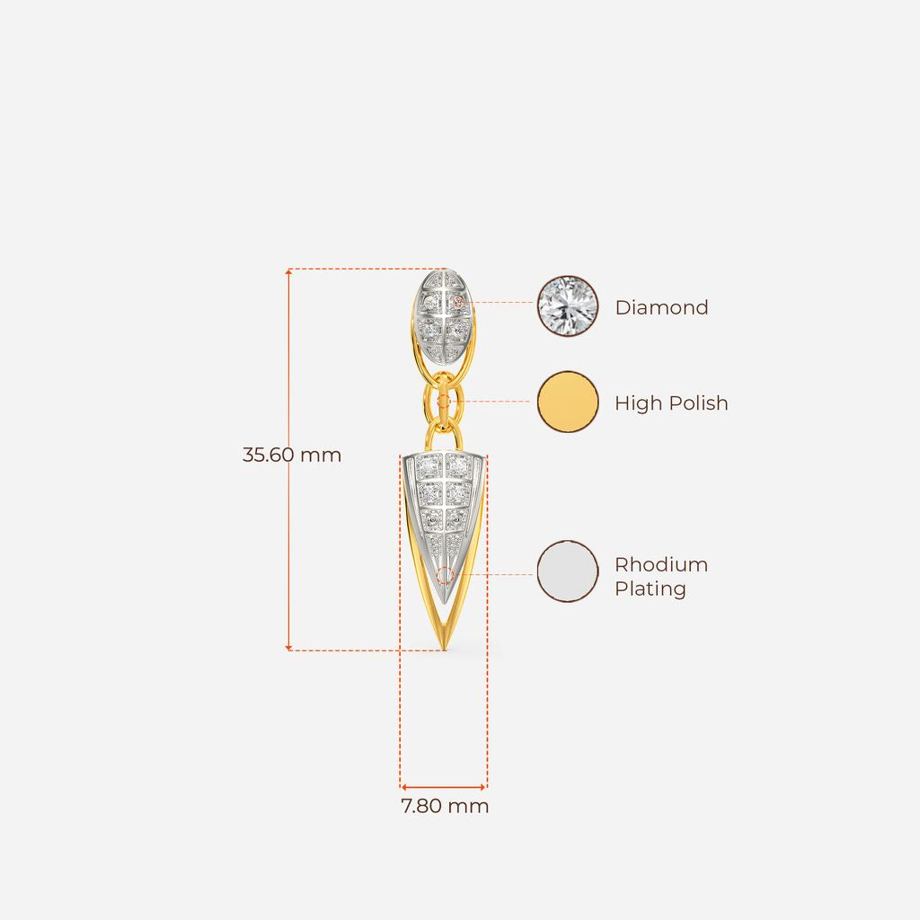 Essentially Sixties Diamond Earrings
