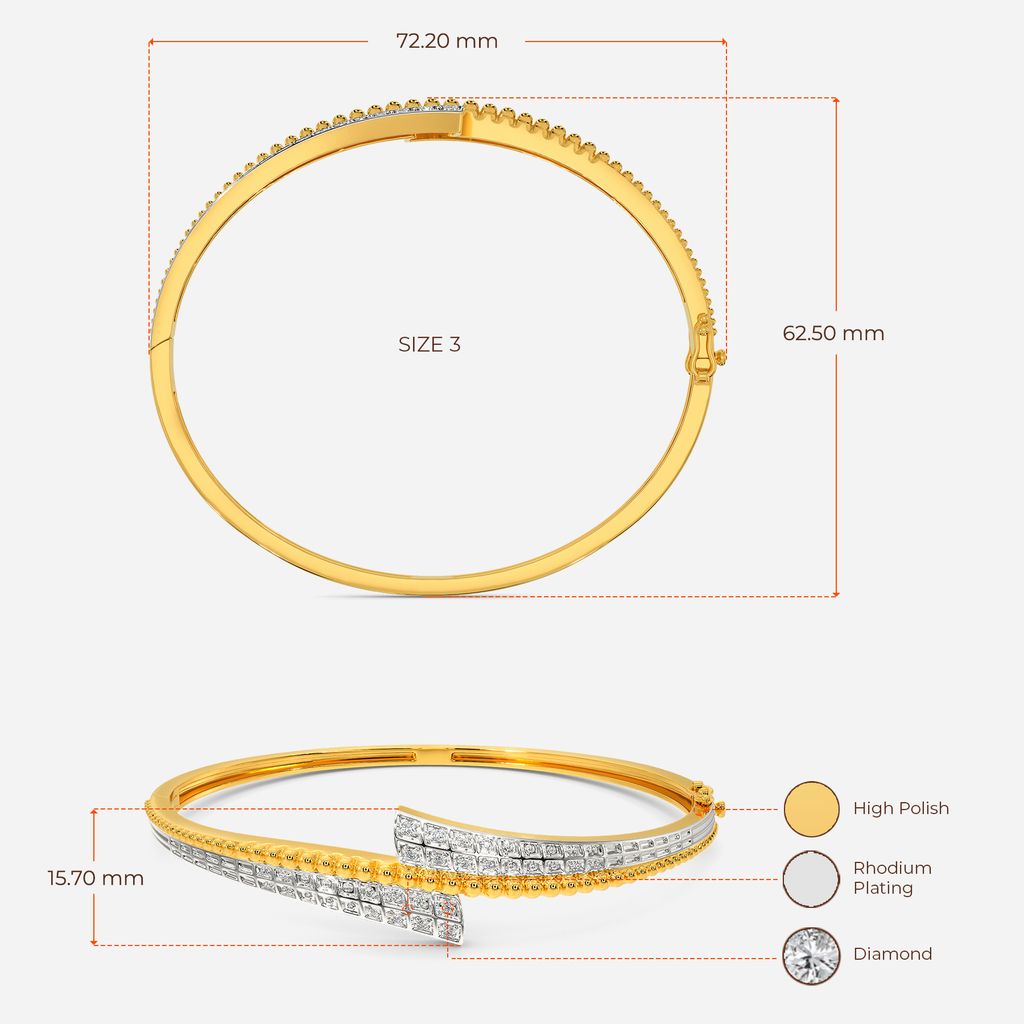 Sleek N Sixty Diamond Bangles
