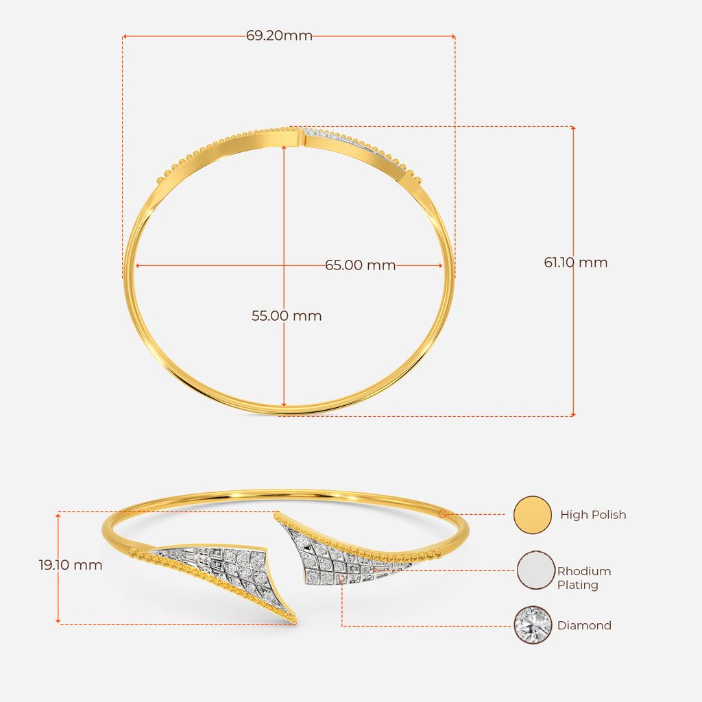 Groovin to Chic Diamond Bangles