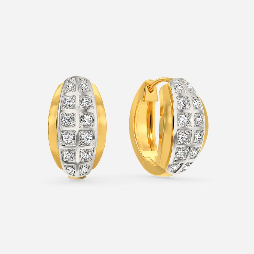 Groovin to Chic Diamond Earrings