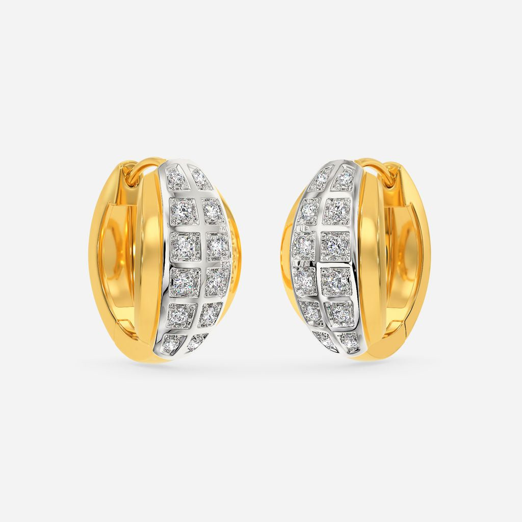 Groovin to Chic Diamond Earrings