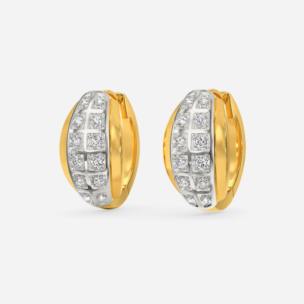Groovin to Chic Diamond Earrings