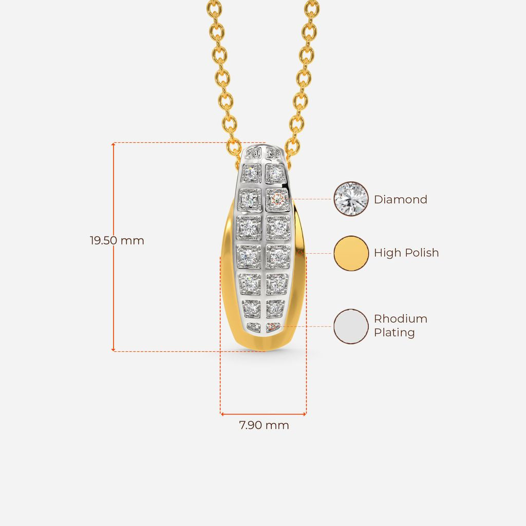 Groovin to Chic Diamond Pendants