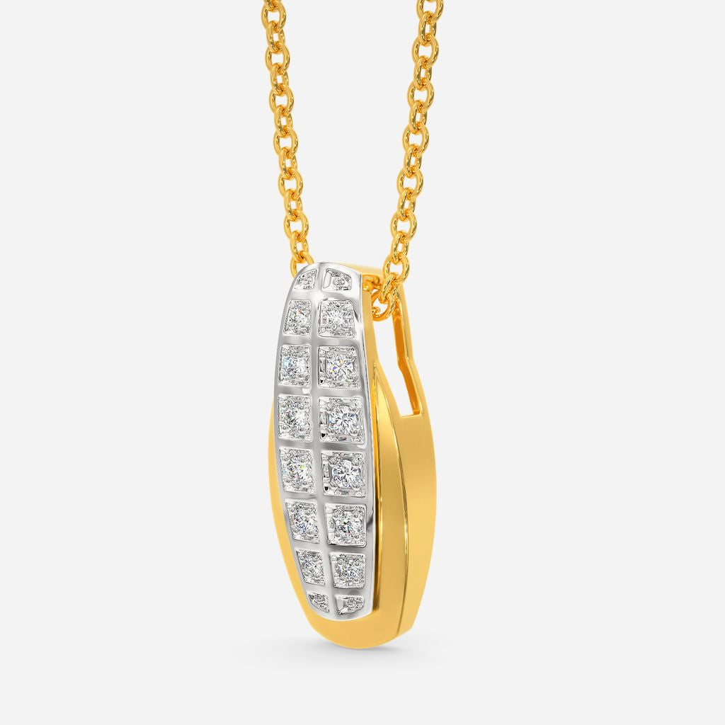 Groovin to Chic Diamond Pendants