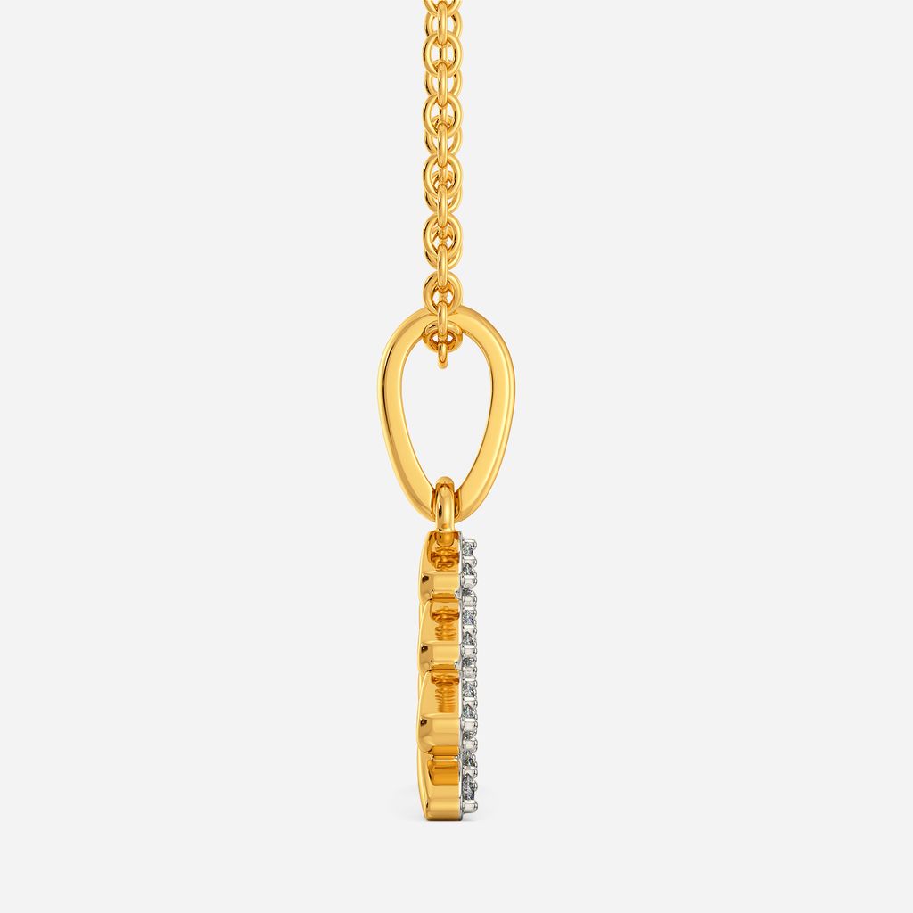 Slide Statement Diamond Pendants