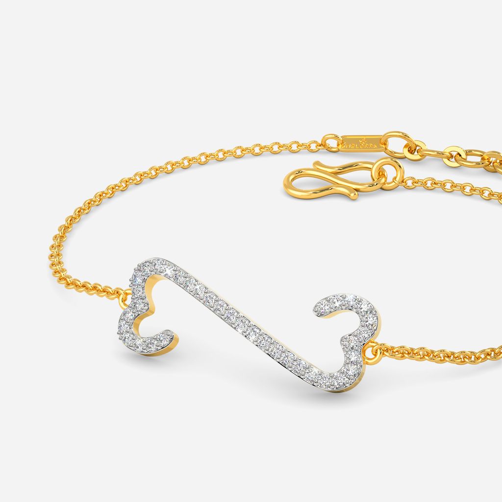 Glass Hearts Diamond Bracelets