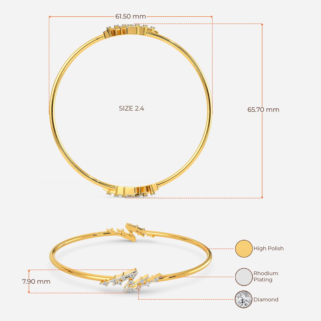 Glitzy Affair Diamond Bangles