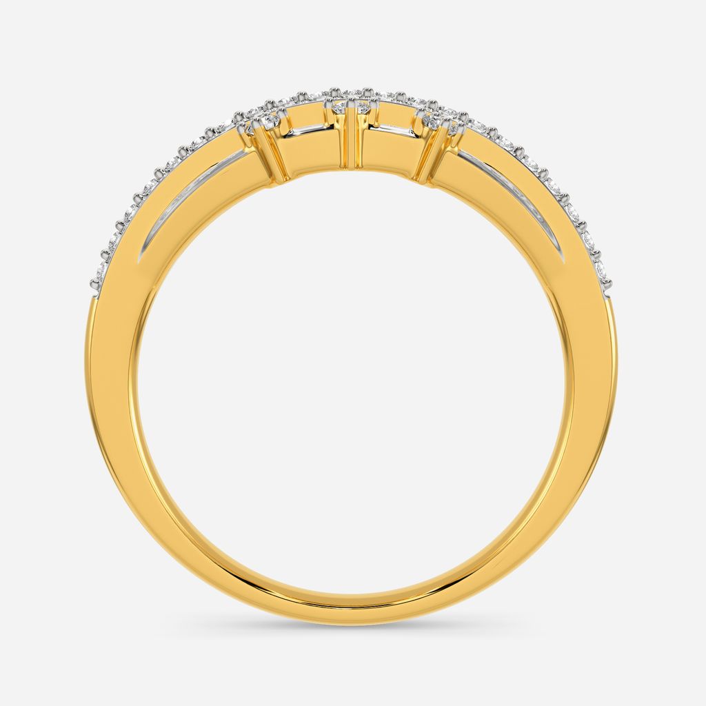 Glitzy Evening Diamond Rings