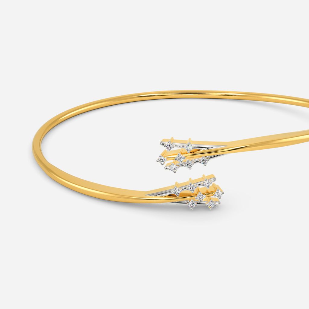 Glitzy Evening Diamond Bangles