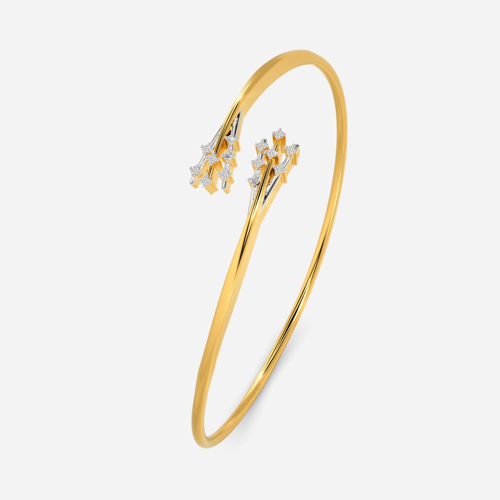 Glitzy Evening Diamond Bangles