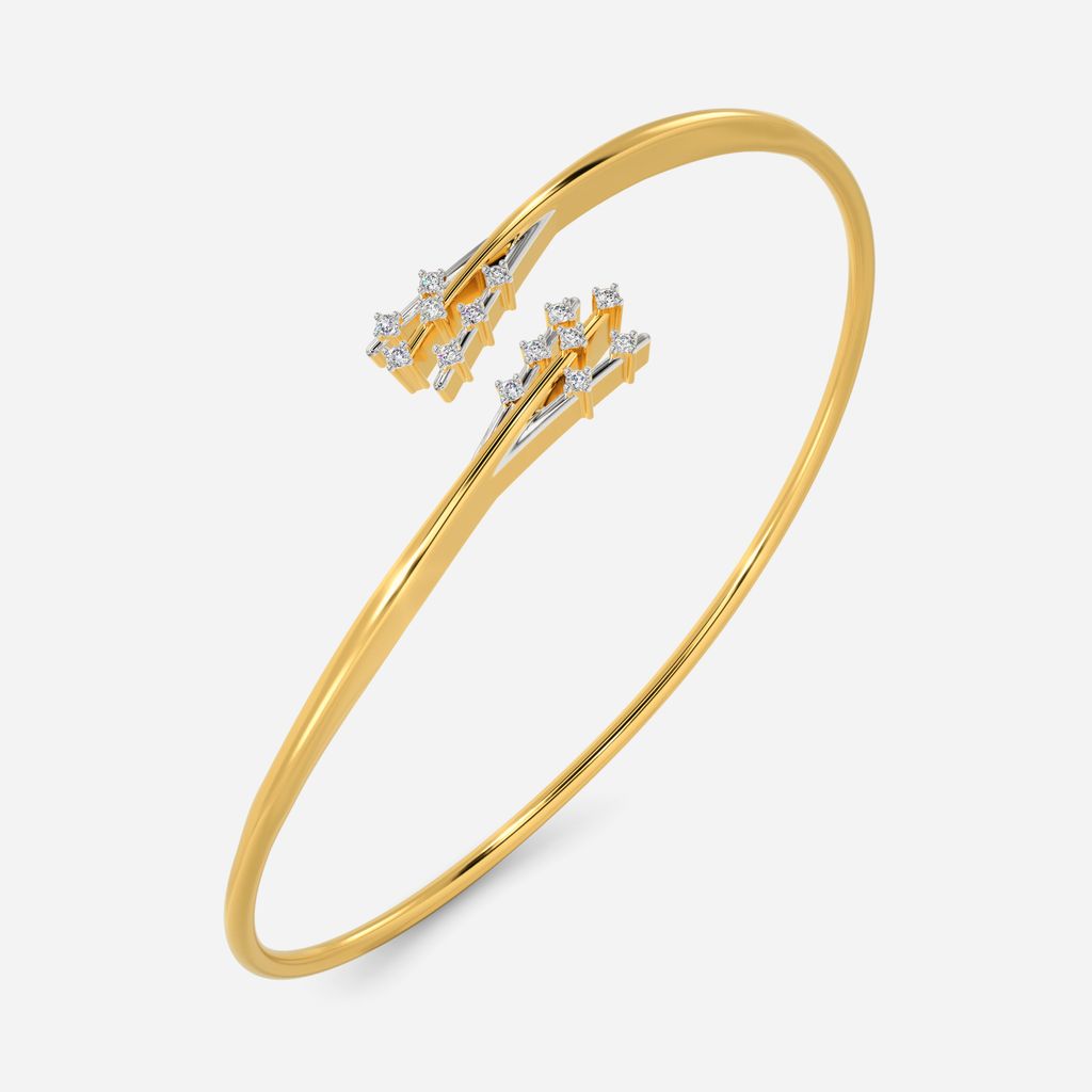 Glitzy Evening Diamond Bangles