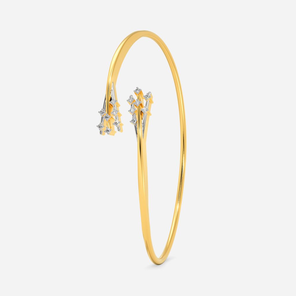 Glitzy Evening Diamond Bangles