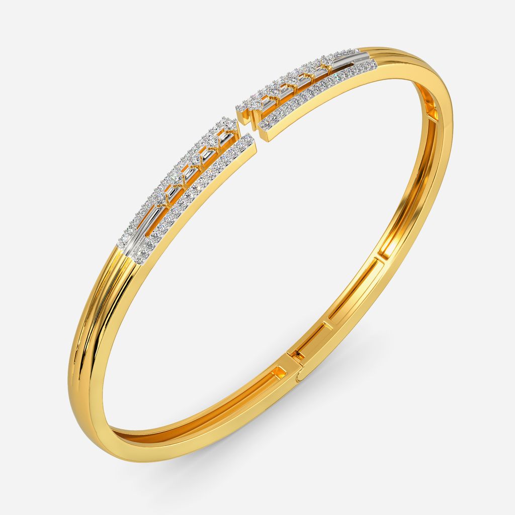 Dazzling Night Diamond Bangles