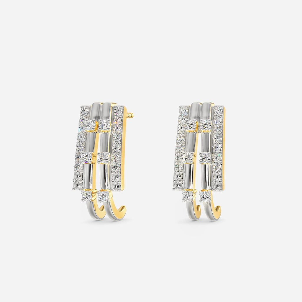 Dazzling Night Diamond Earrings