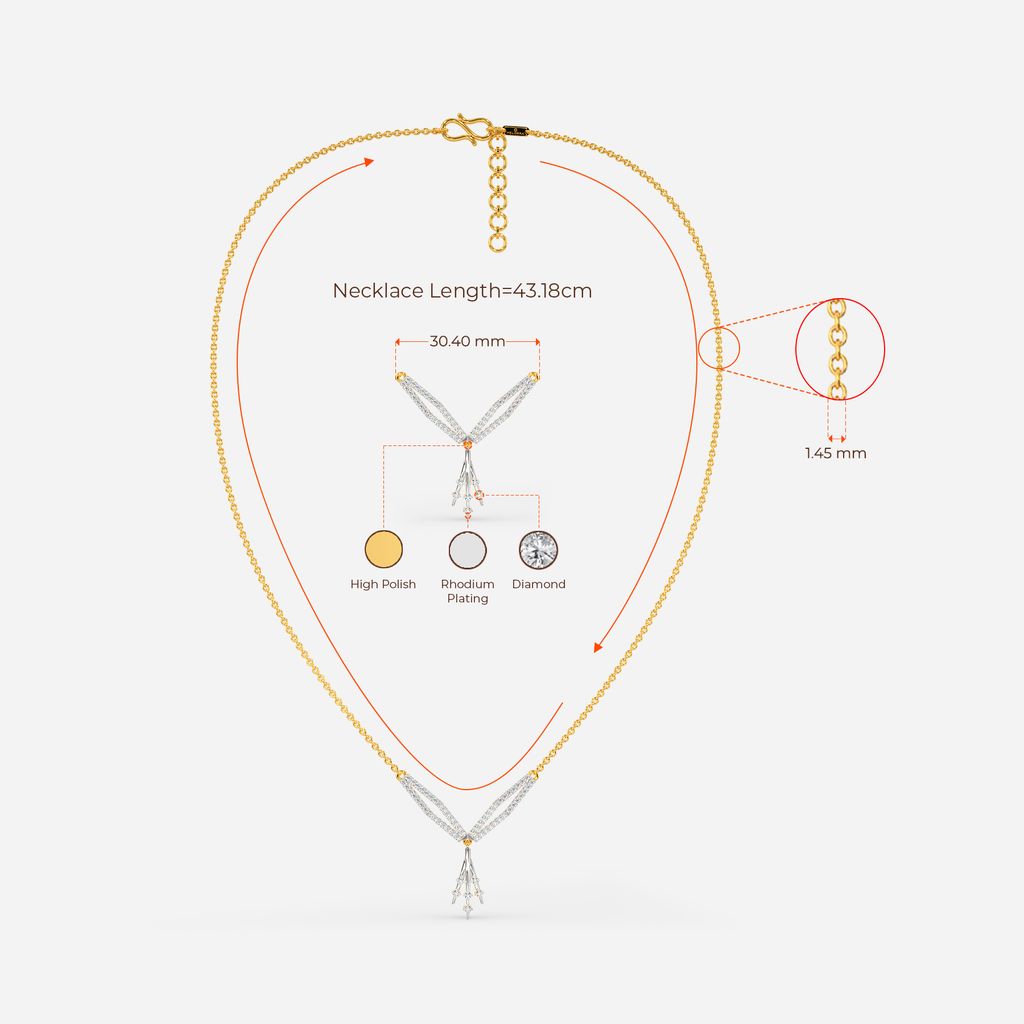 Dazzling Night Diamond Necklaces