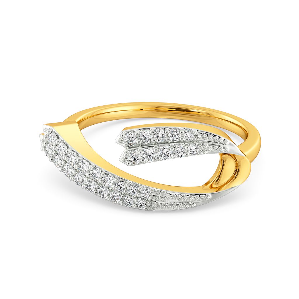 Crisp Crease Diamond Rings
