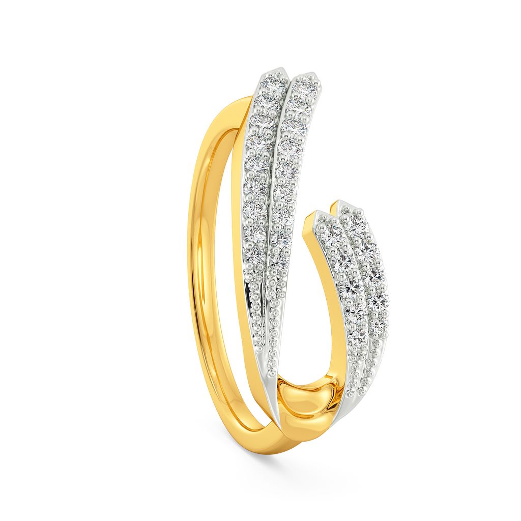 Crisp Crease Diamond Rings