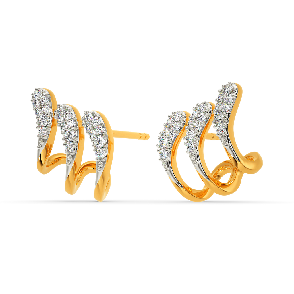 Wolverine Diamond Earrings