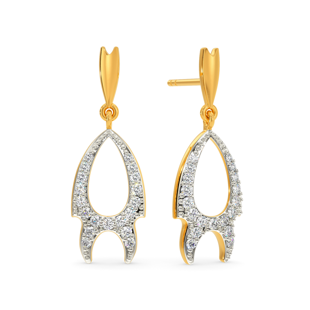 Vicious Venator Diamond Earrings