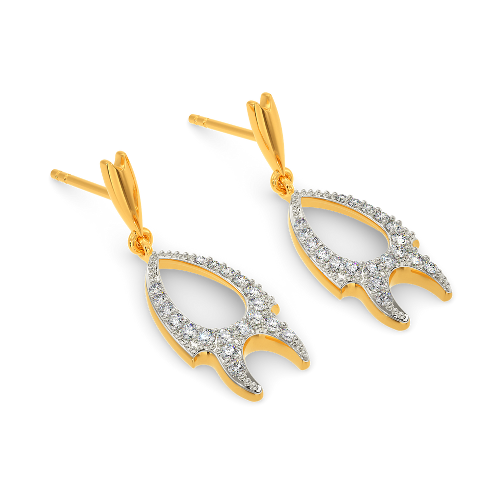Vicious Venator Diamond Earrings