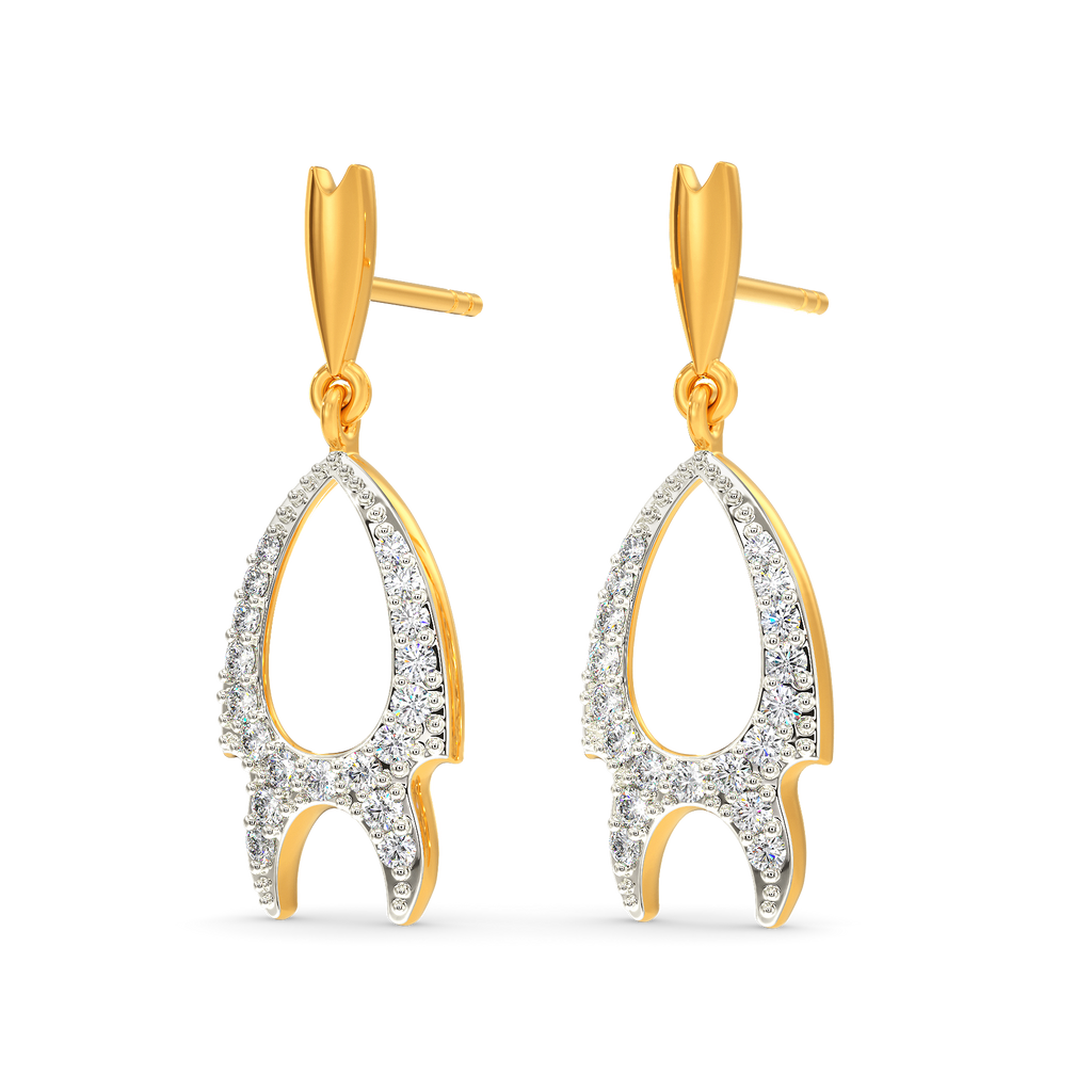 Vicious Venator Diamond Earrings