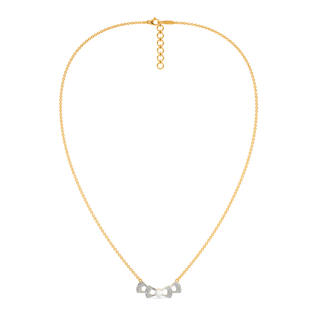 Vibin To Pearls Diamond Necklaces