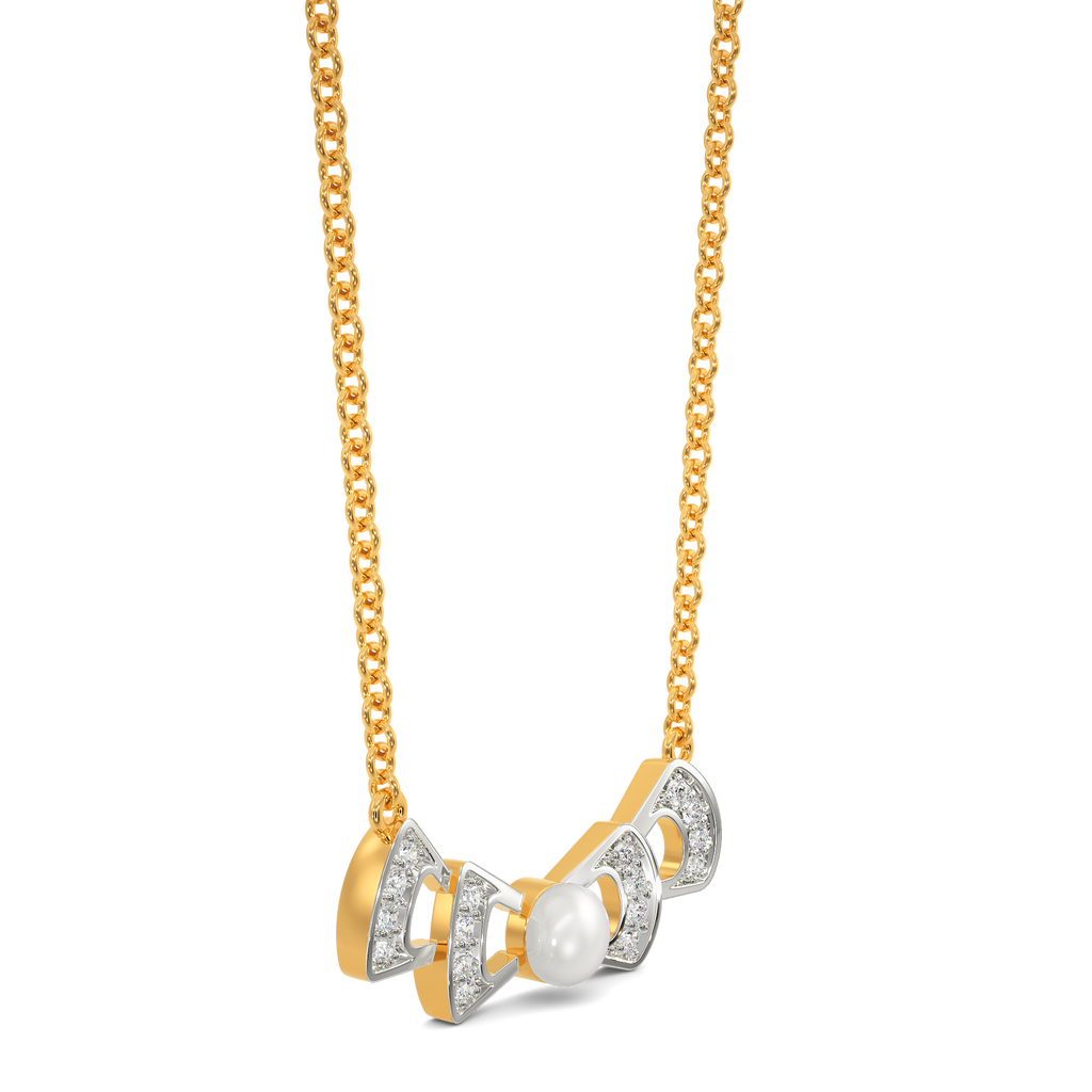 Vibin To Pearls Diamond Necklaces