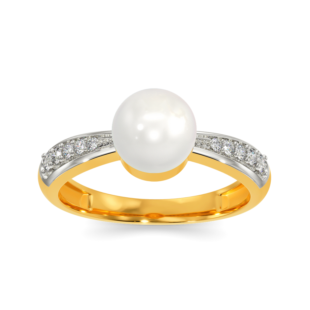Pearl Queen Diamond Rings