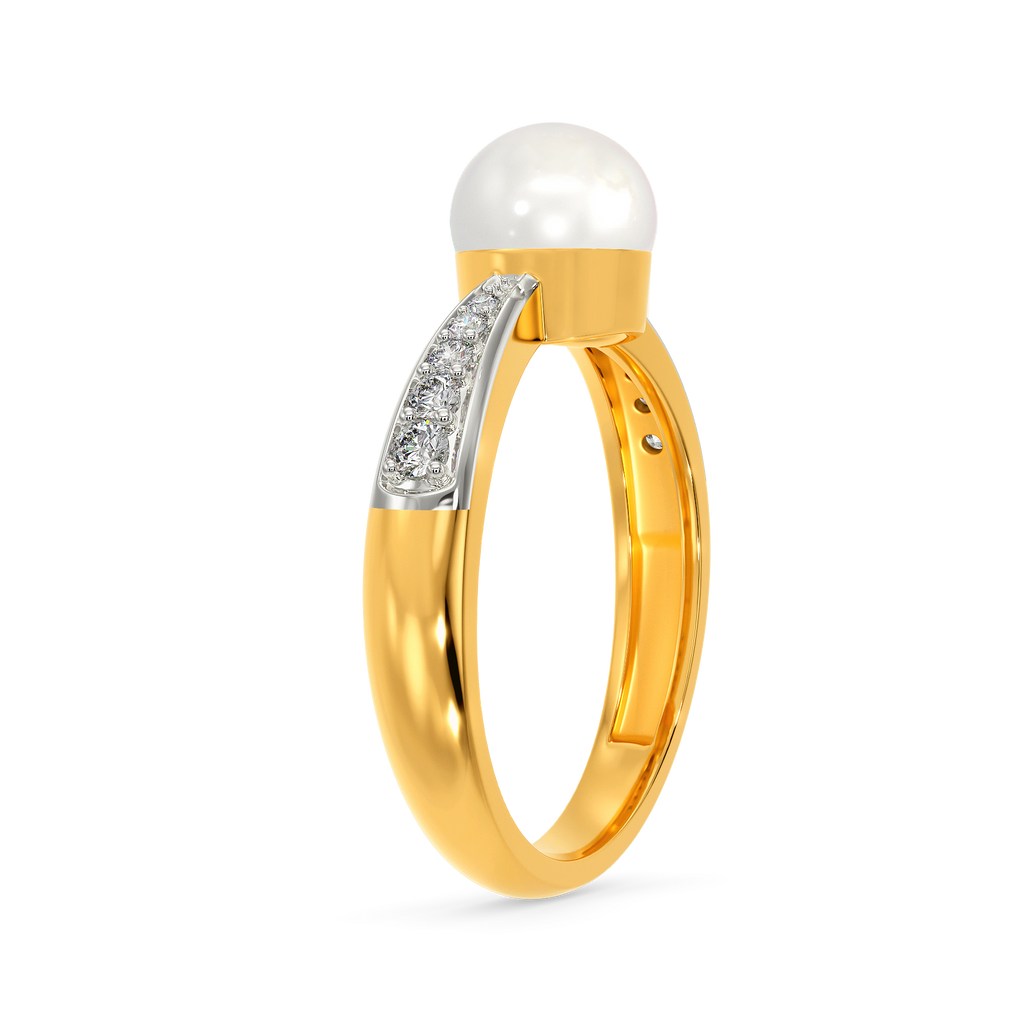 Pearl Queen Diamond Rings