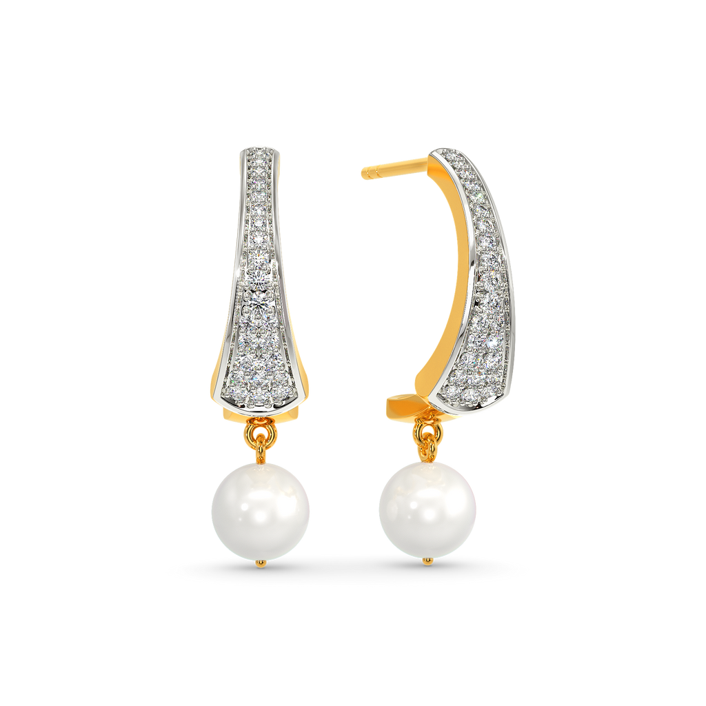 Pearl Jam Diamond Earrings