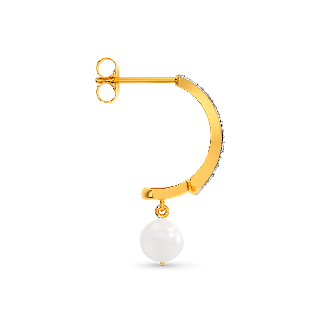 Pearl Jam Diamond Earrings