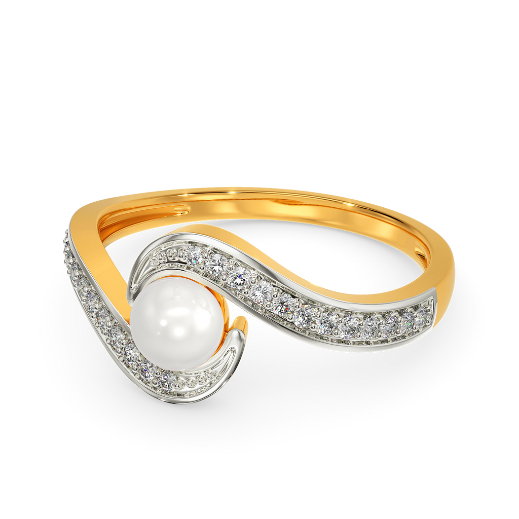 Pearl Rock Diamond Rings